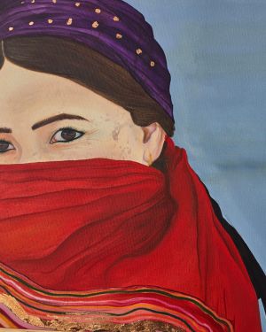 Turkmenistan folklore girl